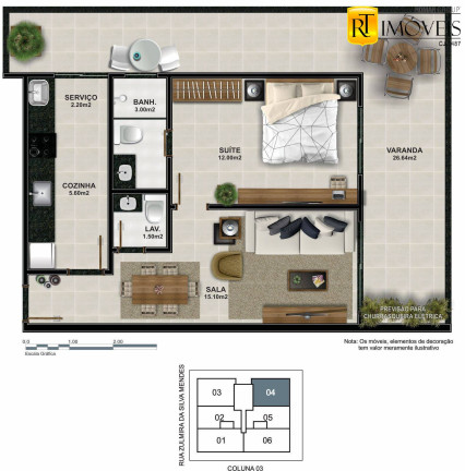 Imagem Apartamento com 1 Quarto à Venda, 60 m² em Braga - Cabo Frio Imagem Apartamento com 1 Quarto à Venda, 60 m² em Braga - Cabo Frio