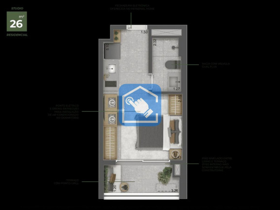 Imagem Apartamento com 1 Quarto à Venda, 26 m² em Butantã - São Paulo Imagem Apartamento com 1 Quarto à Venda, 26 m² em Butantã - São Paulo