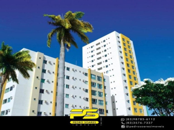 Apartamento com 2 Quartos à Venda, 55 m² em Bancários - João Pessoa