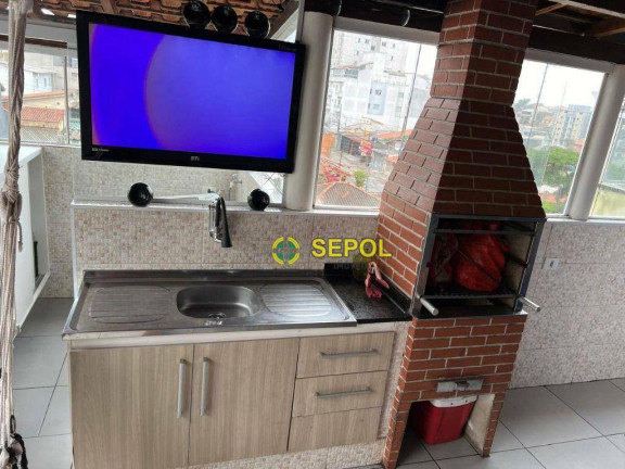 Imagem Cobertura com 3 Quartos à Venda, 130 m² em Parque São Vicente - Mauá