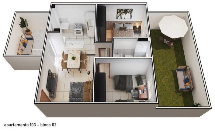 Imagem Apartamento com 2 Quartos à Venda, 42 m² em Planalto Uruguai - Teresina Imagem Apartamento com 2 Quartos à Venda, 42 m² em Planalto Uruguai - Teresina