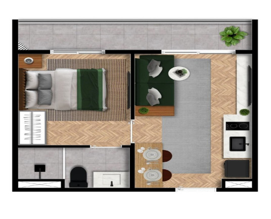 Imagem Apartamento com 2 Quartos à Venda, 41 m² em Perdizes - São Paulo