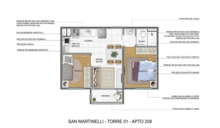 Imagem Imóvel com 2 Quartos à Venda, 35 m² em Aricanduva - São Paulo Imagem Imóvel com 2 Quartos à Venda, 35 m² em Aricanduva - São Paulo