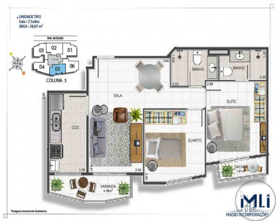 Imagem Imóvel com 2 Quartos à Venda, 59 m² em Maracanã - Rio De Janeiro Imagem Imóvel com 2 Quartos à Venda, 59 m² em Maracanã - Rio De Janeiro