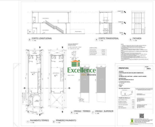 Imagem Edifício Residencial à Venda ou Locação, 210 m² em Jardim - Santo André Imagem Edifício Residencial à Venda ou Locação, 210 m² em Jardim - Santo André