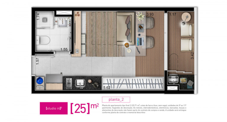 Imagem Studio com 1 Quarto à Venda, 32 m² em Moema - São Paulo Imagem Studio com 1 Quarto à Venda, 32 m² em Moema - São Paulo