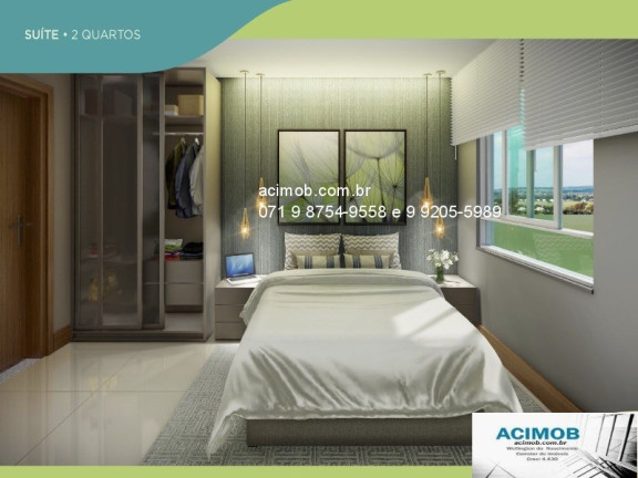 Imagem Imóvel com 2 Quartos à Venda, 56 m² em Itapuã - Salvador