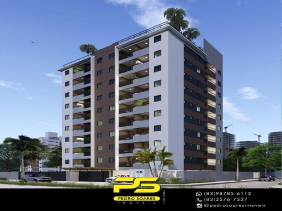 Apartamento com 2 Quartos à Venda, 64 m² em Camboinha - Cabedelo