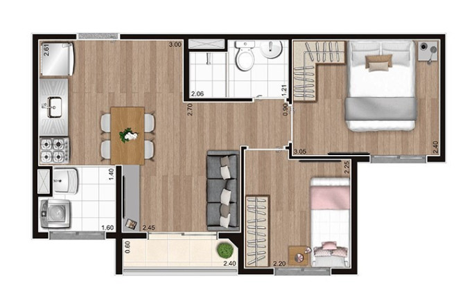 Imagem Apartamento com 2 Quartos à Venda, 37 m² em Vila Gea - São Paulo