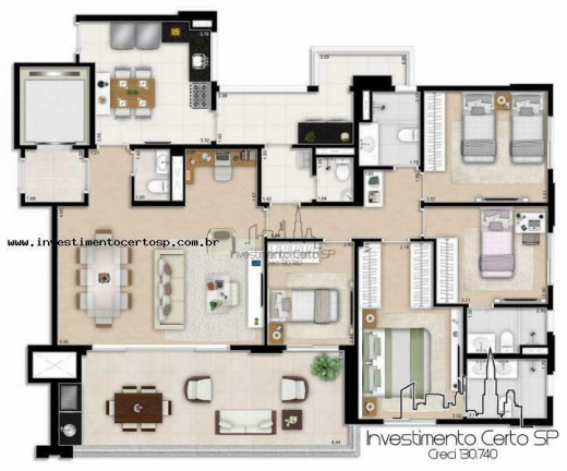 Imagem Apartamento com 4 Quartos à Venda, 165 m² em Vila Regente Feijó - São Paulo Imagem Apartamento com 4 Quartos à Venda, 165 m² em Vila Regente Feijó - São Paulo