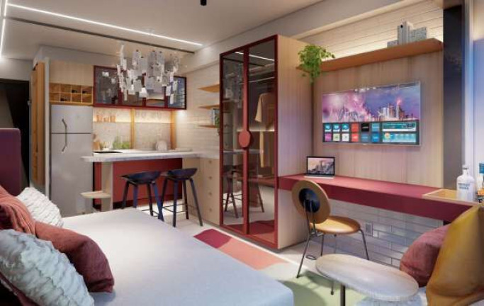 Imagem Apartamento com 1 Quarto à Venda, 27 m² em Campo Belo - São Paulo Imagem Apartamento com 1 Quarto à Venda, 27 m² em Campo Belo - São Paulo