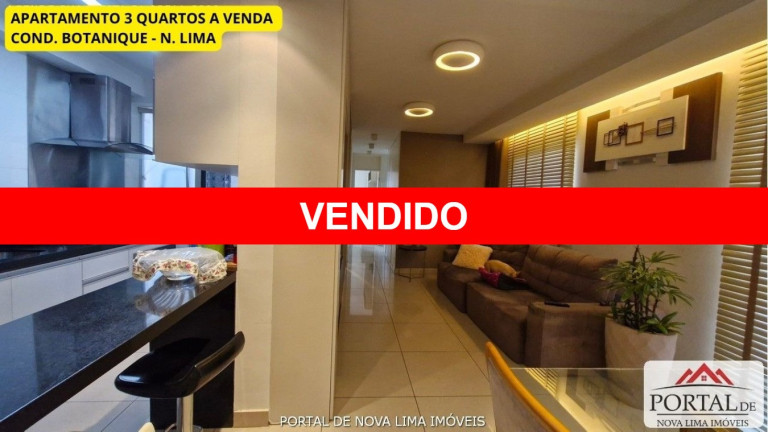 Apartamento com 3 Quartos à Venda, 85 m² em Ipê - Nova Lima