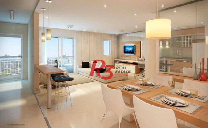 Imagem Apartamento com 2 Quartos à Venda, 68 m² em Estuário - Santos Imagem Apartamento com 2 Quartos à Venda, 68 m² em Estuário - Santos