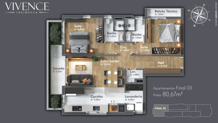 Imagem Apartamento com 2 Quartos à Venda, 80 m² em Centro - Canela Imagem Apartamento com 2 Quartos à Venda, 80 m² em Centro - Canela