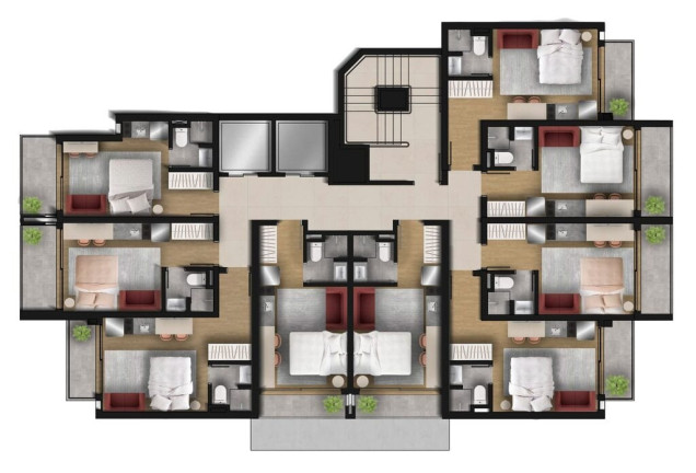 Imagem Apartamento com 1 Quarto à Venda, 44 m² em Brooklin Paulista - São Paulo Imagem Apartamento com 1 Quarto à Venda, 44 m² em Brooklin Paulista - São Paulo