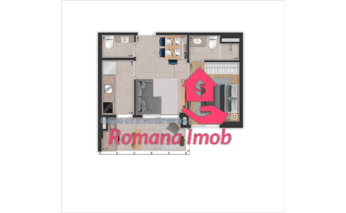 Imagem Apartamento com 2 Quartos à Venda, 73 m² em Brooklin Paulista - São Paulo