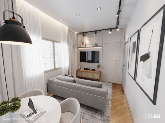 Imóvel com 1 Quarto à Venda, 44 m² em Santa Cecília - São Paulo