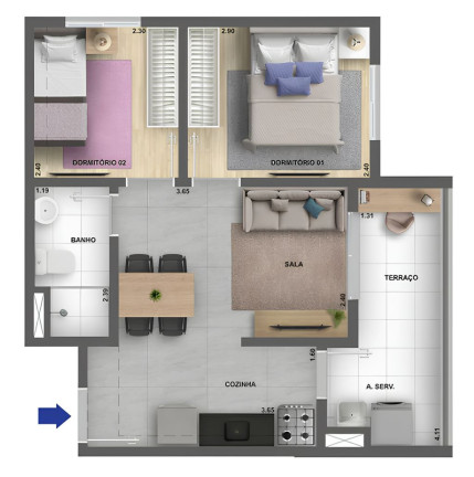 Imagem Apartamento com 2 Quartos à Venda, 37 m² em Campo Limpo - São Paulo Imagem Apartamento com 2 Quartos à Venda, 37 m² em Campo Limpo - São Paulo