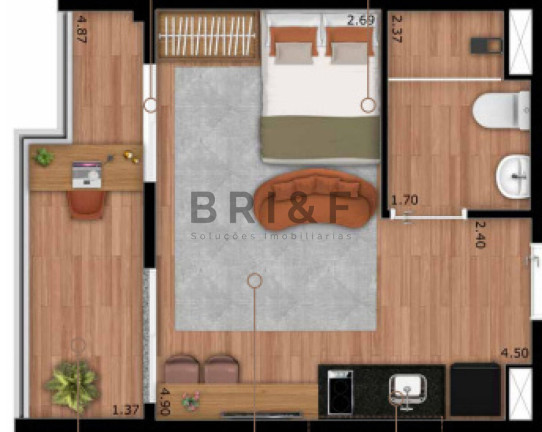 Imagem Apartamento com 1 Quarto à Venda, 36 m² em Pinheiros - São Paulo Imagem Apartamento com 1 Quarto à Venda, 36 m² em Pinheiros - São Paulo