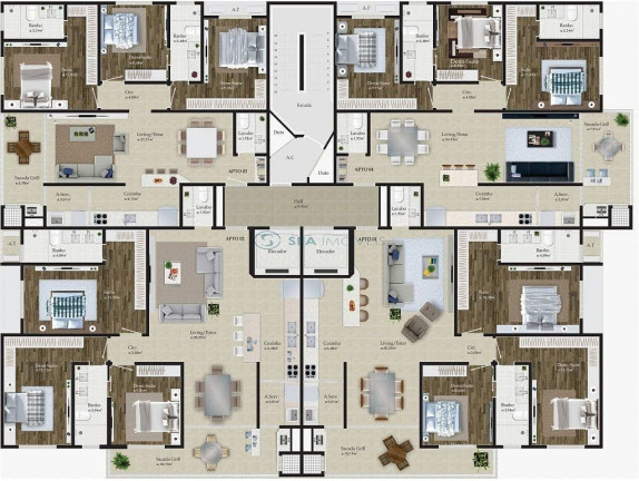 Imagem Apartamento com 3 Quartos à Venda, 98 m² em Praia Dos Amores - Balneário Camboriú Imagem Apartamento com 3 Quartos à Venda, 98 m² em Praia Dos Amores - Balneário Camboriú