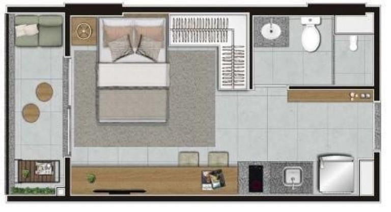 Imagem Imóvel com 2 Quartos à Venda, 55 m² em Campo Belo - São Paulo Imagem Imóvel com 2 Quartos à Venda, 55 m² em Campo Belo - São Paulo