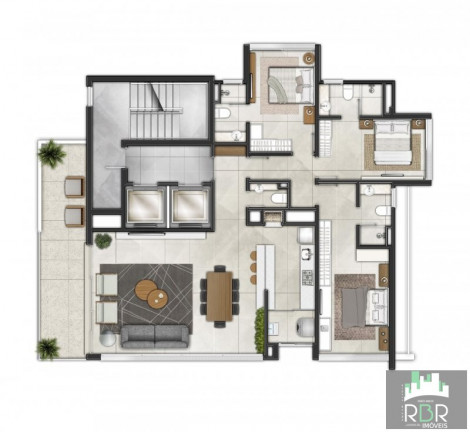 Imagem Apartamento com 3 Quartos à Venda, 185 m² em Torres Imagem Apartamento com 3 Quartos à Venda, 185 m² em Torres