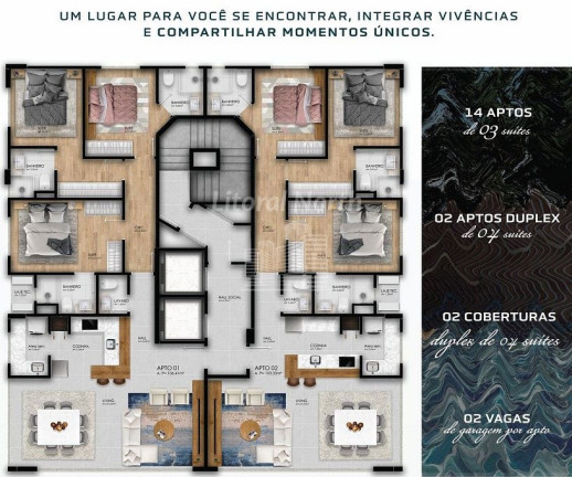 Imagem Apartamento com 3 Quartos à Venda, 103 m² em Pioneiros - Balneário Camboriú Imagem Apartamento com 3 Quartos à Venda, 103 m² em Pioneiros - Balneário Camboriú