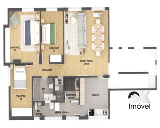 Imagem Apartamento com 3 Quartos à Venda, 147 m² em Higienópolis - São Paulo
