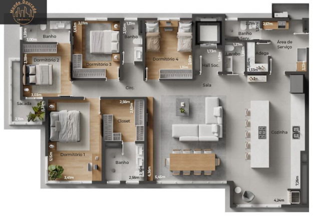 Imagem Apartamento com 4 Quartos à Venda, 195 m² em Centro - São Bernardo Do Campo Imagem Apartamento com 4 Quartos à Venda, 195 m² em Centro - São Bernardo Do Campo