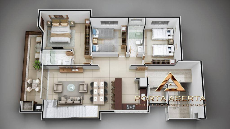 Imagem Apartamento com 3 Quartos à Venda, 105 m² em Iguaçu - Ipatinga