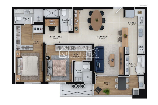 Imagem Apartamento com 2 Quartos à Venda, 94 m² em Campinas - São José
