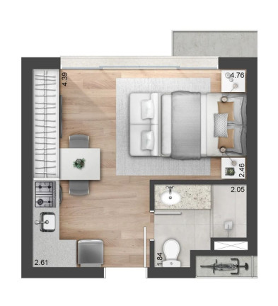 Imagem Apartamento com 1 Quarto à Venda, 25 m² em Cidade Baixa - Porto Alegre Imagem Apartamento com 1 Quarto à Venda, 25 m² em Cidade Baixa - Porto Alegre