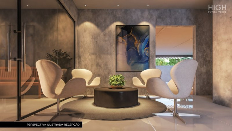 Imagem Apartamento com 1 Quarto à Venda, 44 m² em Ponta Verde - Maceió