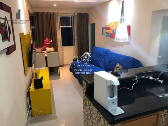Imagem Apartamento com 1 Quarto à Venda, 60 m² em Pitangueiras - Guarujá