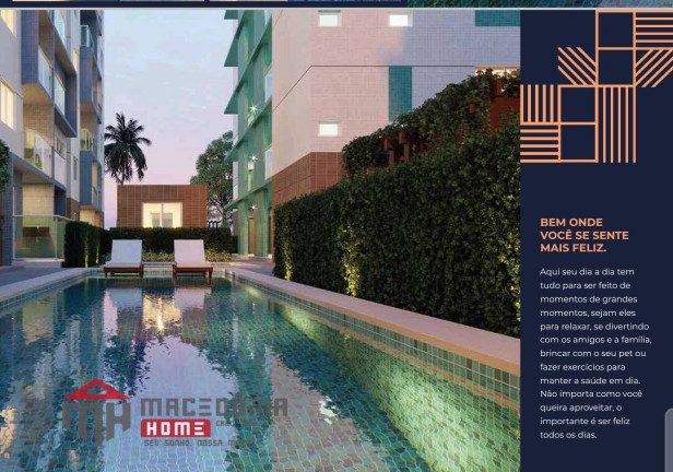 Imagem Apartamento com 2 Quartos à Venda, 54 m² em Altiplano Cabo Branco - João Pessoa