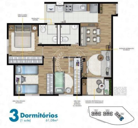 Imagem Apartamento com 2 Quartos à Venda, 45 m² em Vila Carrão - São Paulo Imagem Apartamento com 2 Quartos à Venda, 45 m² em Vila Carrão - São Paulo