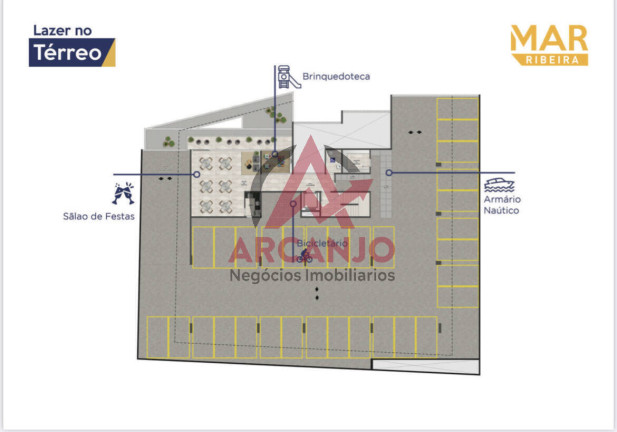 Imagem Apartamento com 1 Quarto à Venda, 37 m² em Saco Da Ribeira - Ubatuba