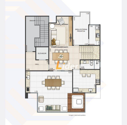Imagem Apartamento com 3 Quartos à Venda, 104 m² em Jardim Glória - Juiz De Fora