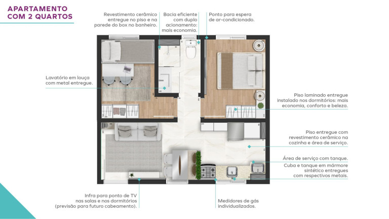 Imagem Apartamento com 2 Quartos à Venda, 39 m² em Rubem Berta - Porto Alegre Imagem Apartamento com 2 Quartos à Venda, 39 m² em Rubem Berta - Porto Alegre