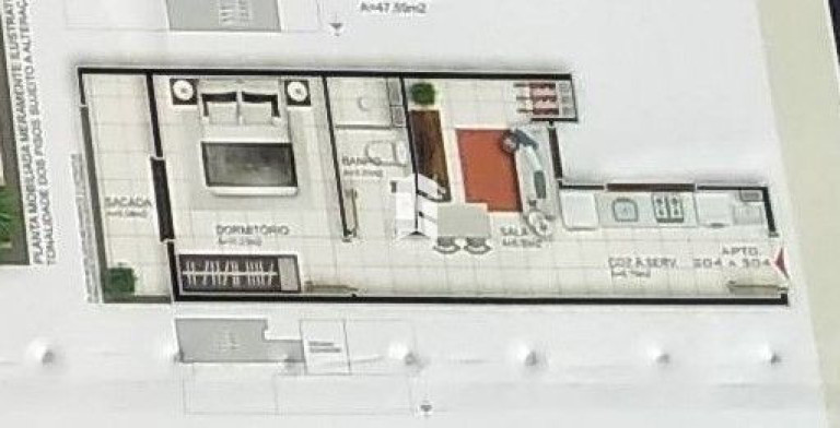 Imagem Apartamento com 1 Quarto à Venda, 35 m² em Camobi - Santa Maria Imagem Apartamento com 1 Quarto à Venda, 35 m² em Camobi - Santa Maria