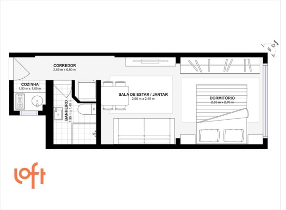Imagem Imóvel com 1 Quarto à Venda, 26 m² em Copacabana - Rio De Janeiro Imagem Imóvel com 1 Quarto à Venda, 26 m² em Copacabana - Rio De Janeiro