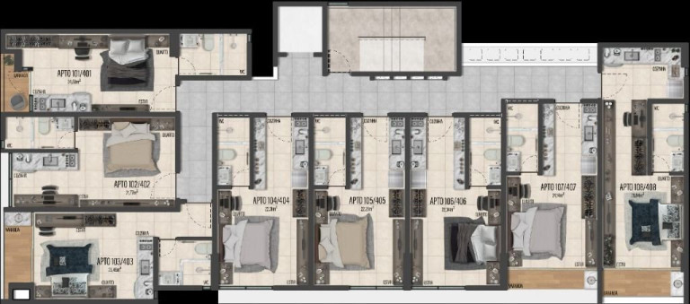 Imagem Apartamento com 1 Quarto à Venda, 22 m² em Intermares - Cabedelo Imagem Apartamento com 1 Quarto à Venda, 22 m² em Intermares - Cabedelo
