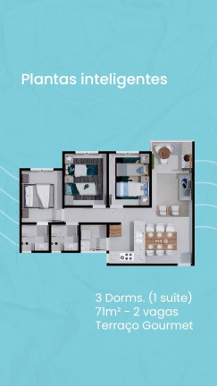 Imagem Apartamento com 2 Quartos à Venda, 60 m² em Riviera De São Lourenço - Bertioga