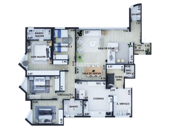 Imagem Apartamento com 4 Quartos à Venda, 202 m² em Vila Nova Conceição - São Paulo Imagem Apartamento com 4 Quartos à Venda, 202 m² em Vila Nova Conceição - São Paulo