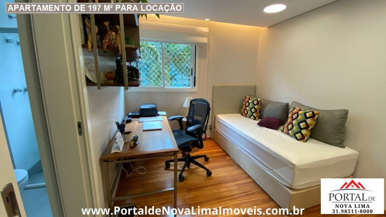 Imagem Apartamento com 4 Quartos para Alugar, 244 m² em Vila Da Serra - Nova Lima