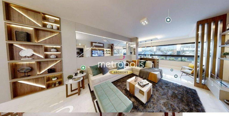 Imagem Apartamento com 3 Quartos à Venda, 135 m² em Vila Assunção - Santo André Imagem Apartamento com 3 Quartos à Venda, 135 m² em Vila Assunção - Santo André