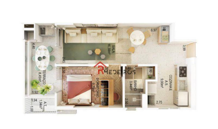 Imagem Apartamento com 1 Quarto à Venda, 54 m² em Canto Do Forte - Praia Grande Imagem Apartamento com 1 Quarto à Venda, 54 m² em Canto Do Forte - Praia Grande