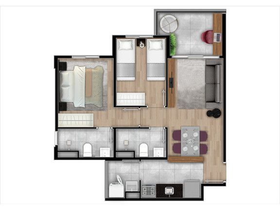 Imagem Apartamento com 2 Quartos à Venda, 52 m² em Vila Zelina - São Paulo