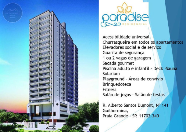 Imagem Imóvel com 3 Quartos à Venda, 100 m² em Guilhermina - Praia Grande
