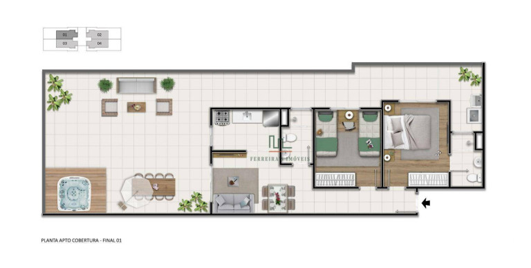 Imagem Cobertura com 2 Quartos à Venda, 94 m² em Fátima - Niterói Imagem Cobertura com 2 Quartos à Venda, 94 m² em Fátima - Niterói